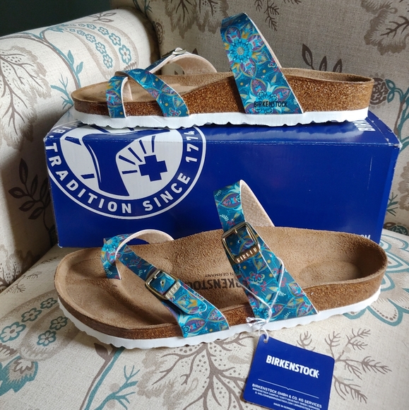 birkenstock mayari bohemian flower